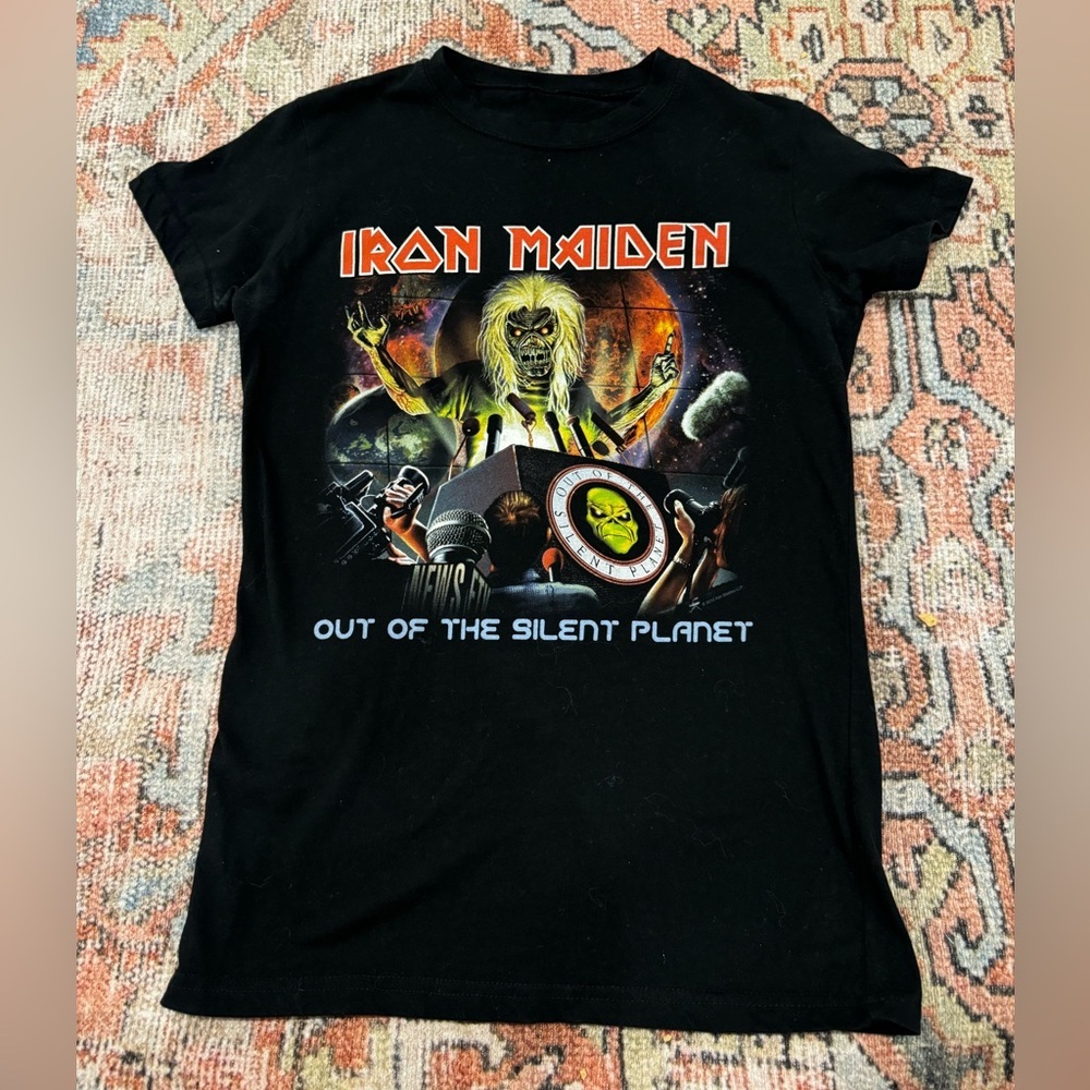 Graphic Tee Shirt Iron Maiden Rock Band Tee Shirt